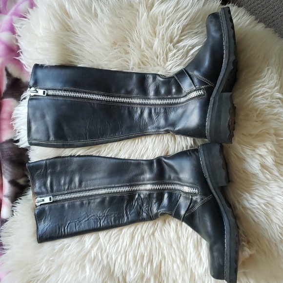 Fluevog Bond GirlTall Boots with Buckles Discontinued Size 5.5 - Picture 7 of 11